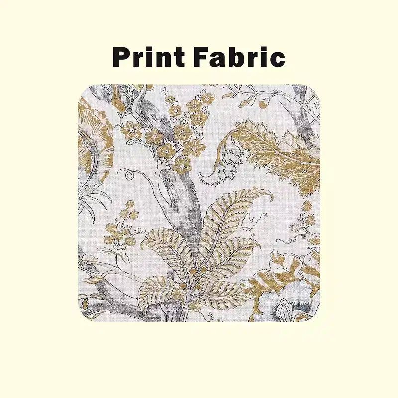 Sedia floreale con borchie, legno