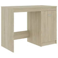 Scrivania bianca in legno 140 cm x 50 cm x 76 cm