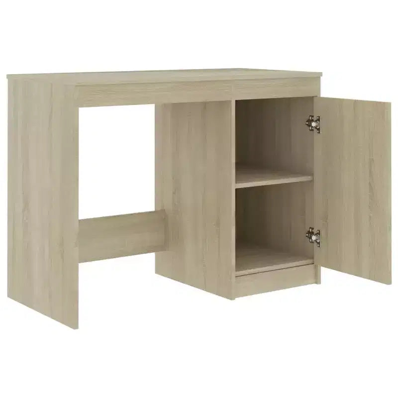 Scrivania bianca in legno 140 cm x 50 cm x 76 cm