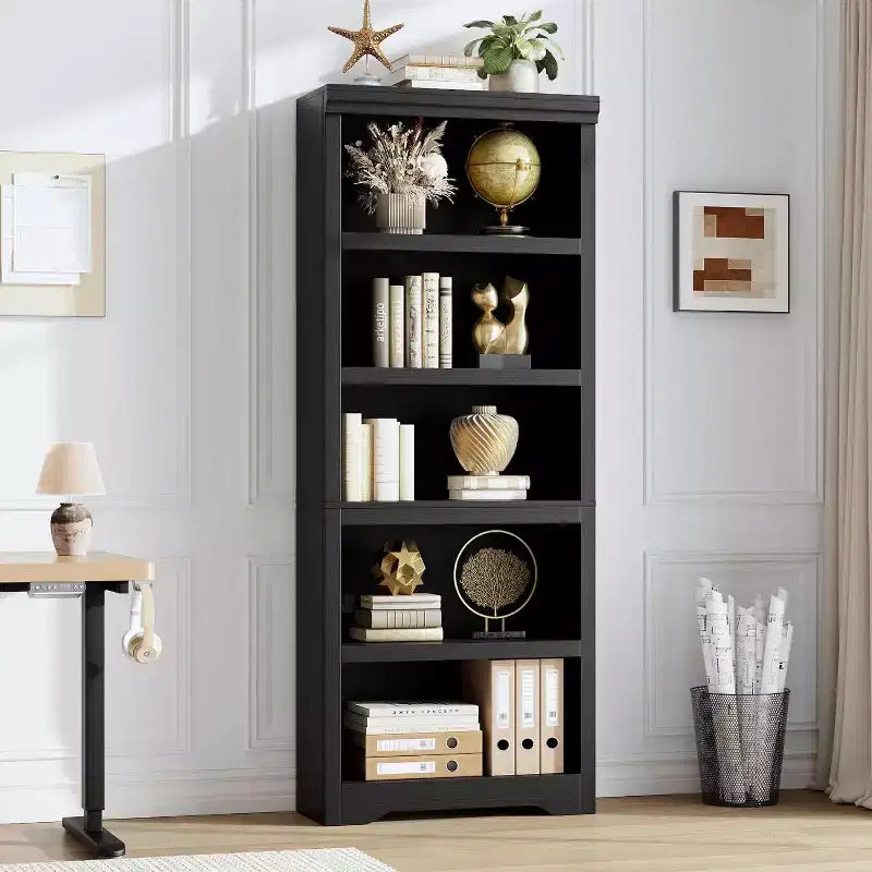 Libreria con ripiani regolabili, larga 60 cm