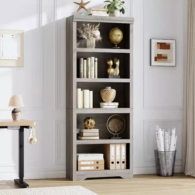 Libreria con ripiani regolabili, larga 60 cm