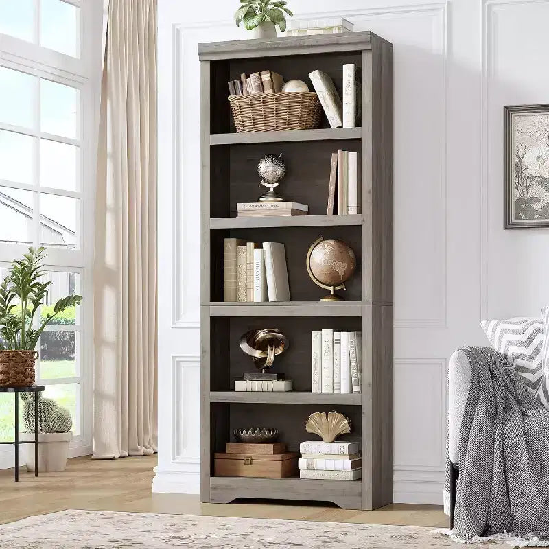 Libreria con ripiani regolabili, larga 60 cm