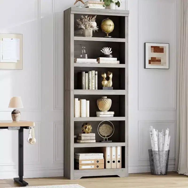 Libreria con ripiani regolabili, larga 60 cm