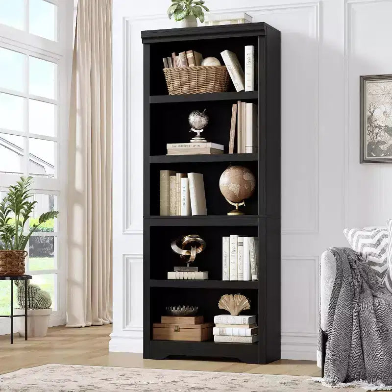 Libreria con ripiani regolabili, larga 60 cm