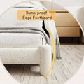 Letto Bouclé Cloud, Non Richiede Rete a Molle