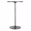 Tavolo rotondo Spectrum da 24" con base in metallo nera
