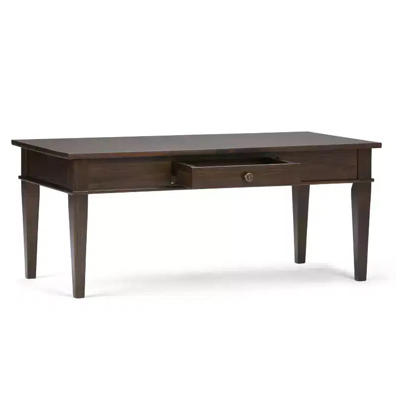Tavolo in legno Sterling da 44", laccato, con cassetto