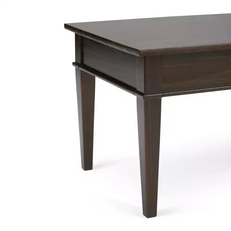 Tavolo in legno Sterling da 44", laccato, con cassetto