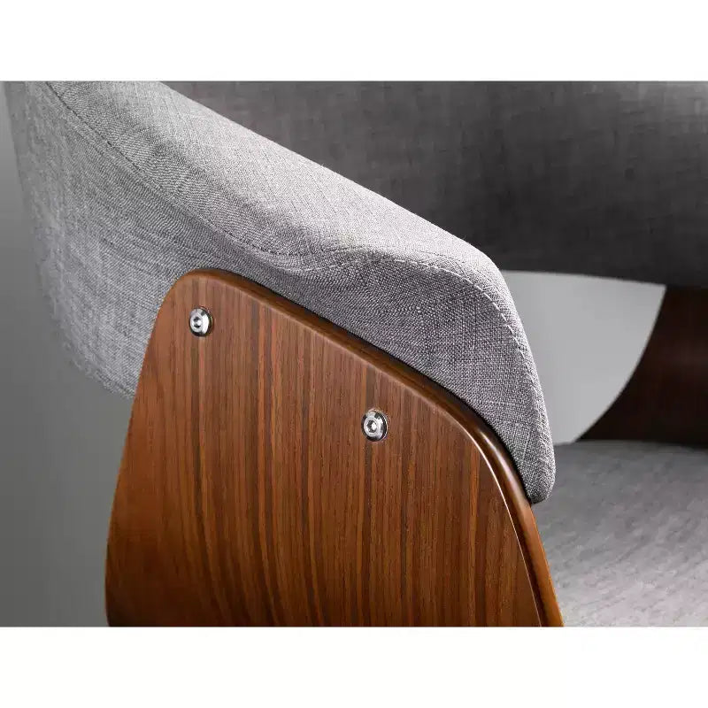 Sedia da pranzo di design moderno di metà secolo