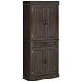 Dispensa da cucina indipendente 71" con 4 ante e 2 grandi armadietti, armadietto alto con ampio cassetto per sala da pranzo in cucina