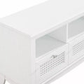 Mobile TV tradizionale in legno naturale da 55" per TV fino a 60" con cassetto